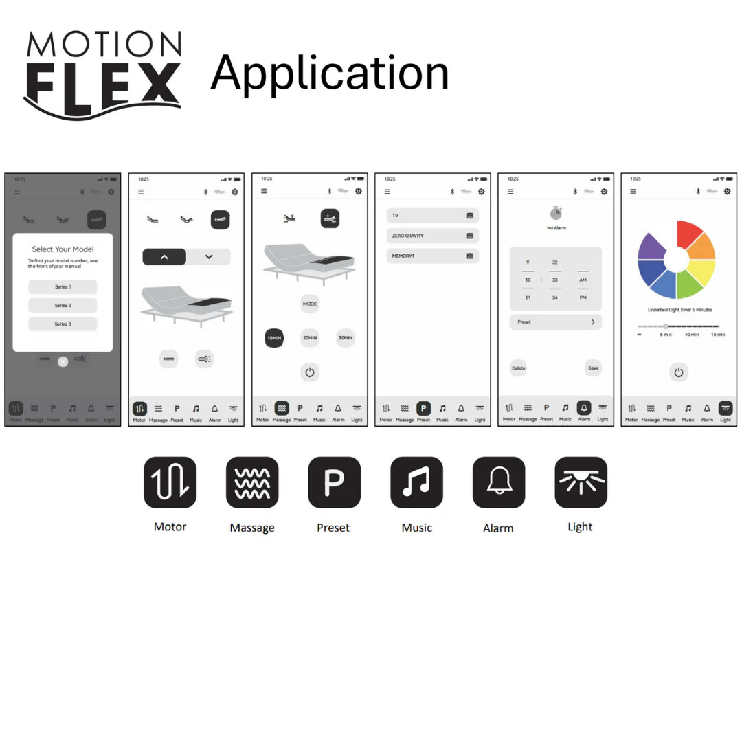 Series 2 - Motion Flex Adjustable Bed Base