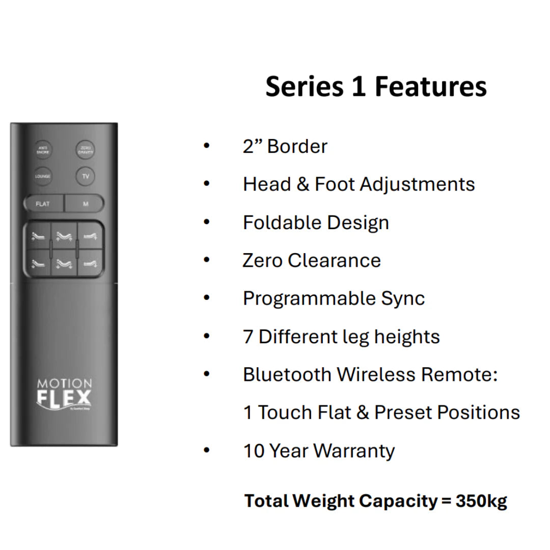 Series 1 - Motion Flex Adjustable Bed Base